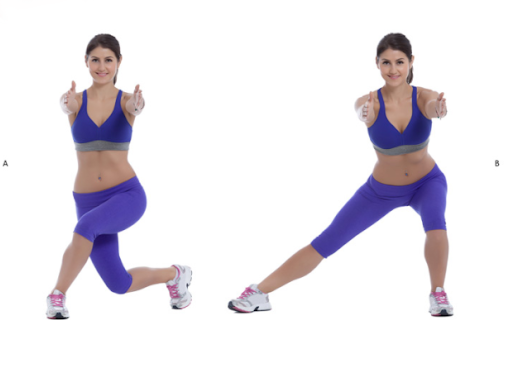 ท่า Curtsy Squat